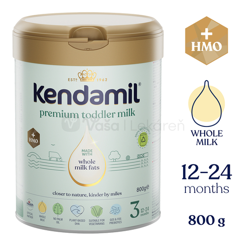 Kendamil Premium 3 HMO+ Mliečna výživa malých detí (od ukončeného 12. mesiaca)