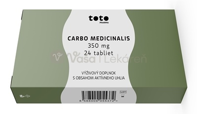 TOTO Carbo medicinalis 350 mg