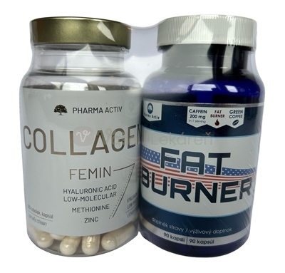 Pharma Activ Collagen Femin + Fat Burner (Akciové balenie)