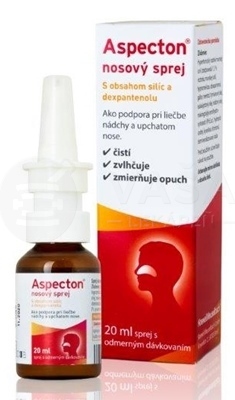 Aspecton Nosový sprej s obsahom silíc a dexpantenolu