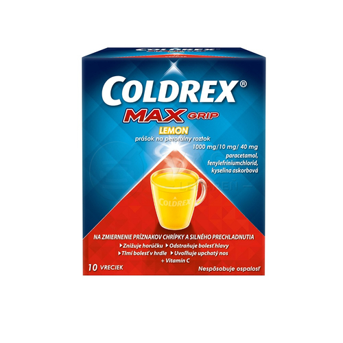 Coldrex Maxgrip Horúci nápoj Citrón