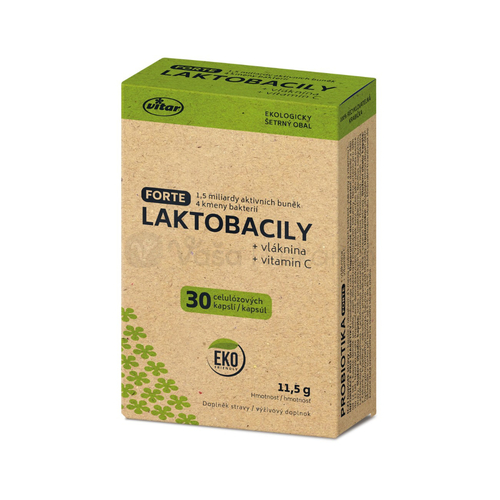 Vitar Laktobacily Forte + Vláknina + Vitamín C