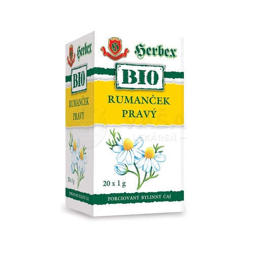 Herbex BIO Bylinný čaj Rumanček pravý