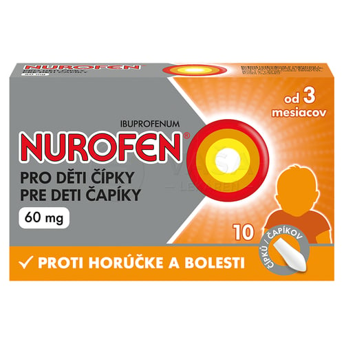 Nurofen Pre deti Čapíky 60 mg