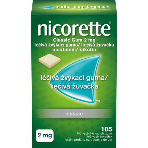 Nicorette Classic Gum 2 mg