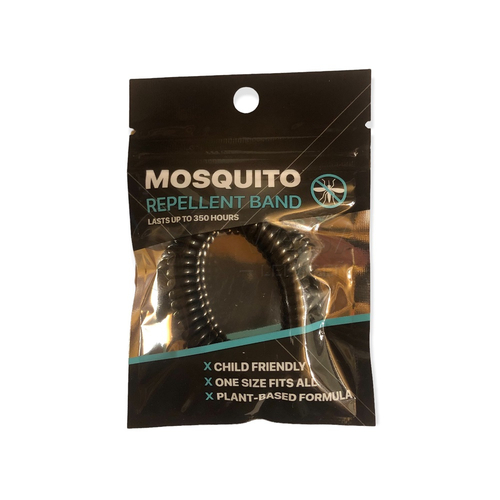 Mosquito Náramok proti komárom s ochranou 360 hodín (čierny)