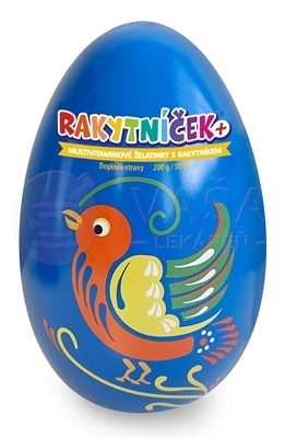 TEREZIA Rakytníček+ Multivitamínové želatínky (Veľkonočné vajce modré)