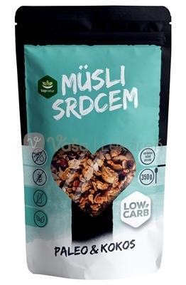 Topnatur Low Carb Müsli srdcom Paleo &amp; Kokos