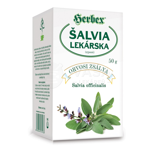 Herbex Bylinný čaj Šalvia lekárska sypaná
