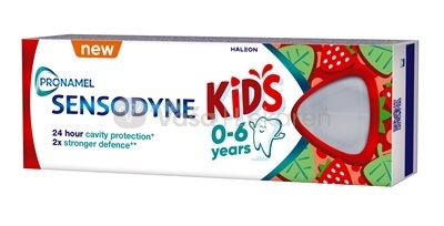 Sensodyne Pronamel Kids Zubná pasta pre deti (0-6 rokov) Jahoda