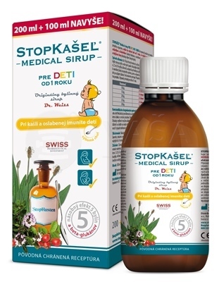 Dr. Weiss Stopkašeľ Medical Sirup od 1 roku