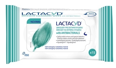Lactacyd with Antibacterials Obrúsky na intímnu hygienu