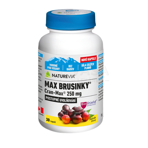 Naturevia Max Brusnice Cran-max 250 mg