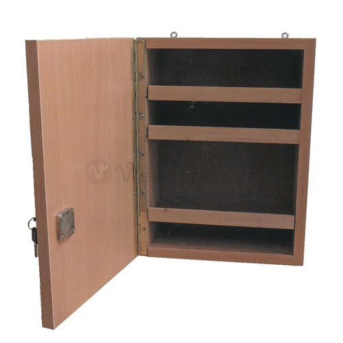 Lekárnička drevená (zelený kríž), 30 x 40 x 12 cm