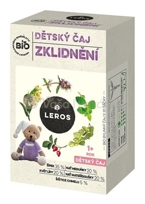 Leros BIO Detský bylinný čaj na upokojenie