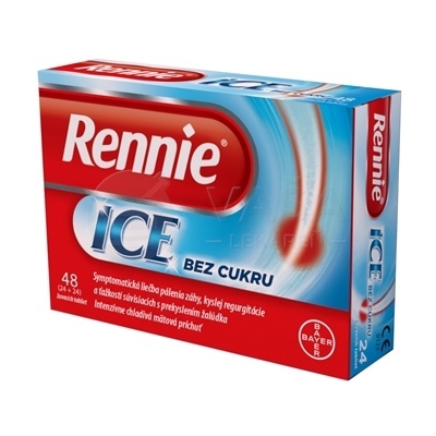 Rennie ice bez Cukru 48ks (2x24ks) Zuvacie tbl xxx
