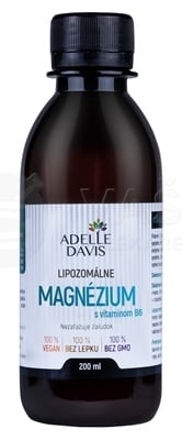 Adelle Davis Lipozomálne Magnézium s vitamínom B6