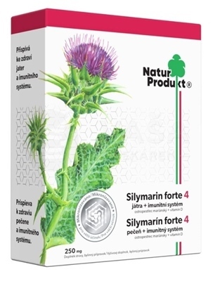 NaturProdukt Silymarin Forte 4 (pečeň + imunitný systém)