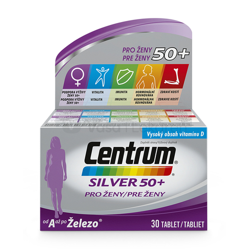 Centrum Silver 50+ Pre ženy Multivitamín