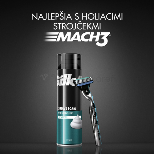 Gillette Sensitive Pánska pena na holenie