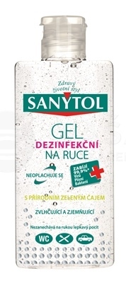 Sanytol Dezinfekčný gél na ruky s prírodným zeleným čajom