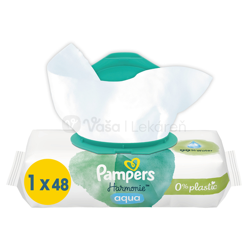 Pampers Harmonie Aqua Vlhčené obrúsky