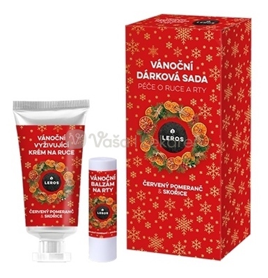 Leros Vianočná sada starostlivosti o ruky a pery