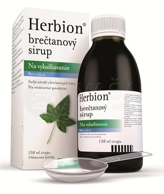 Herbion 150ml Brectanovy Sirup na Vyk.bez Cukru