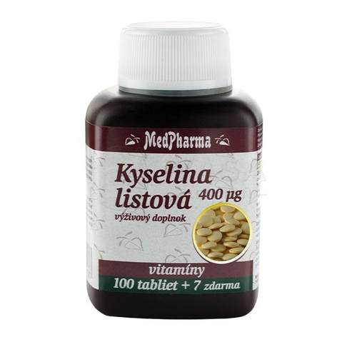 MedPharma Kyselina listová 400 mcg