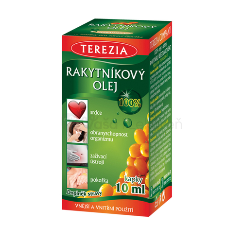 Rakytnikovy Olej 100% 10ml Kvapky Terez H133-1 xxx