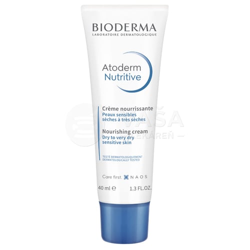 Bioderma Atoderm Nutritive Výživný krém na tvár na suchú pleť