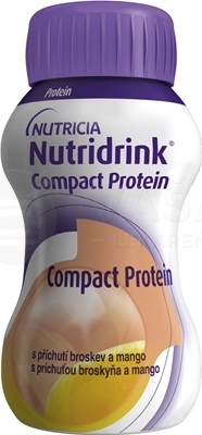 Nutridrink Compact Protein Príchuť broskyňa a mango