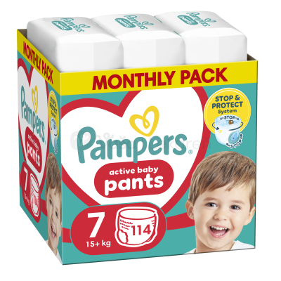 Pampers Pants 7 Detské plienkové nohavičky (15+ kg)