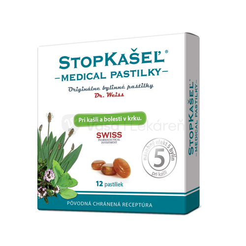 Stopkasel Medical Pastilky 12ks Dr.weiss xxx