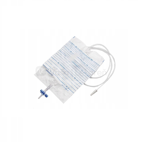 Sterilný sáčok na moč s výpustným T-ventilom, 2000 ml