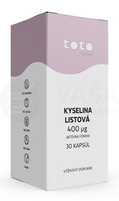 TOTO Kyselina listová 400 μg Aktívna forma