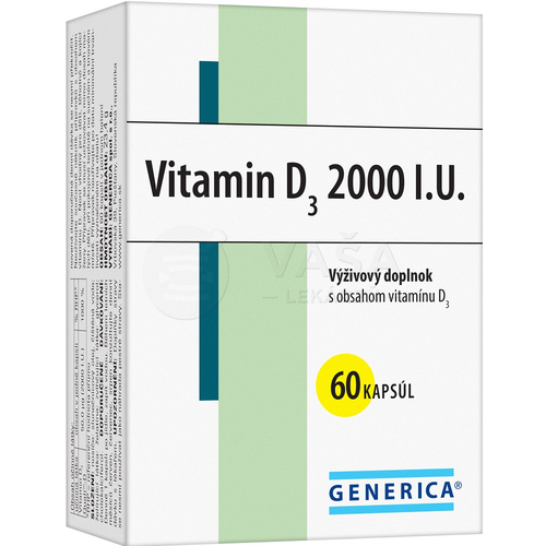 GENERICA Vitamin D3 2000 IU