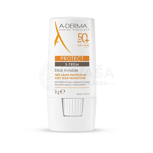 A-DERMA Protect X-Trem transparentná tyčinka na krehkú pokožku SPF50+