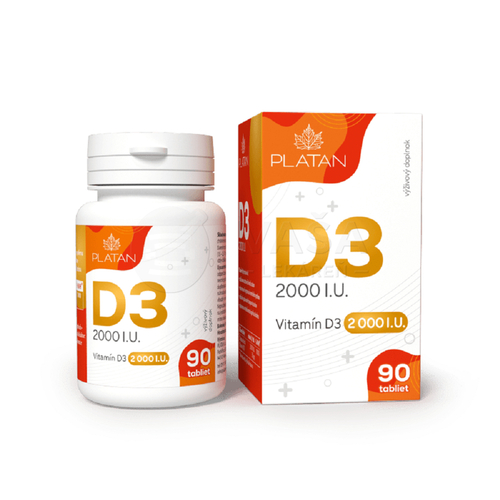 Platan Vitamín D3 2000 IU