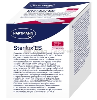 Sterilux ES Kompres sterilný (5 x 5 cm)