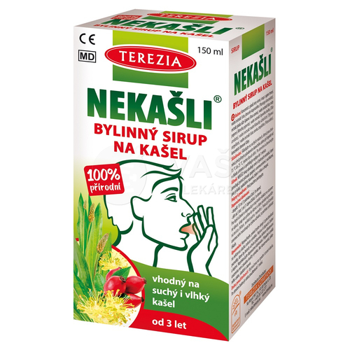 TEREZIA Nekašli Bylinný sirup na kašeľ