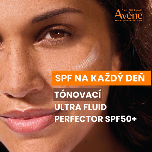 Avene Sun Ultra Fluid Perfector SPF50+ Fluid na opaľovanie na citlivú pleť (univerzálny odtieň)