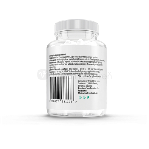 Zerex Beta Glukán 500 mg + Vitamín C