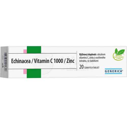 GENERICA Echinacea / Vitamín C 1000 / Zinok