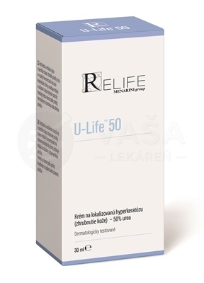 U-Life 50 Krém s 50% ureou na lokalizované zhrubnutie kože