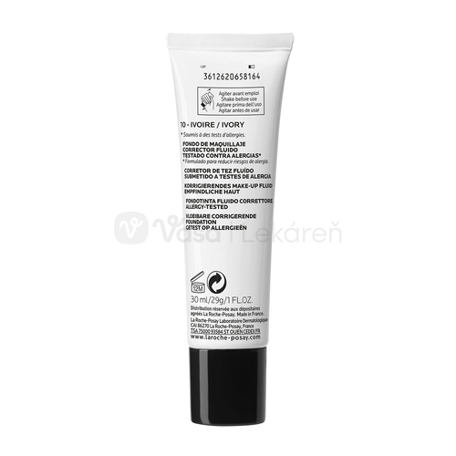La Roche-Posay Toleriane Fluidný korektívny make-up 10 Ivory