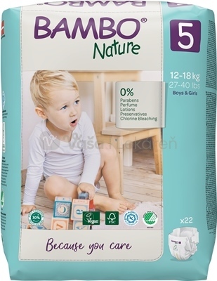 Bambo 5 Detské plienky (12-18 kg)