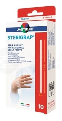 Sterigrap Náplasťové stehy sterilné (75 x 3 mm)