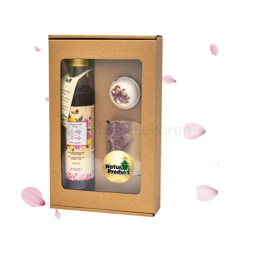 NaturProdukt Ružový wellness rituál (Vianočná darčeková sada)
