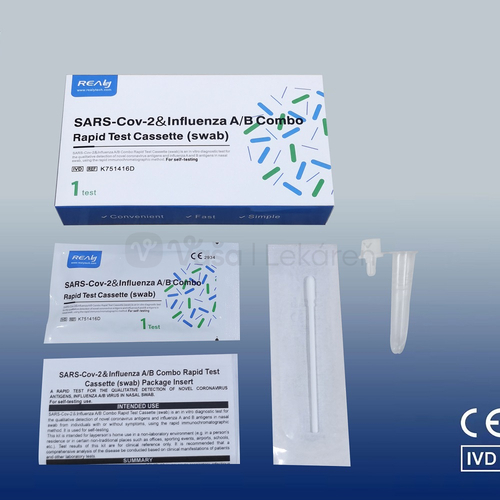 REALYtech Kombinovaný antigénový rýchlotest Covid-19 &amp; Chrípka typu A/B